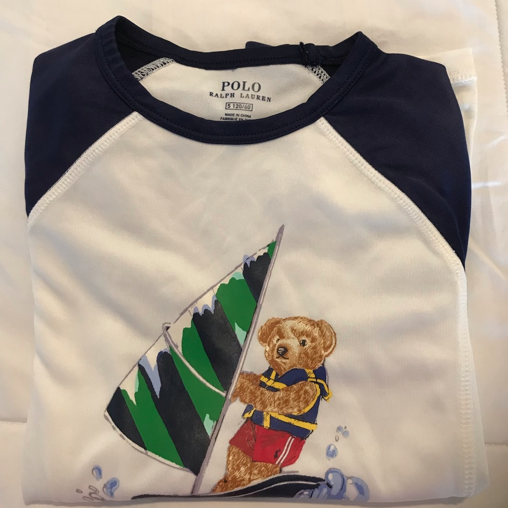 Polo Boys Long Sleeve Rash Guard 🧸❤️